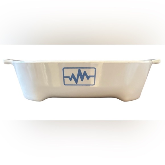 Vintage brown n sear baking dishes EKG heartbeat baking dish corningware - Picture 1 of 6